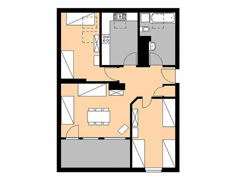 M M Central Apartments Gruppen, Handwerker Und Monteure Budget Germany