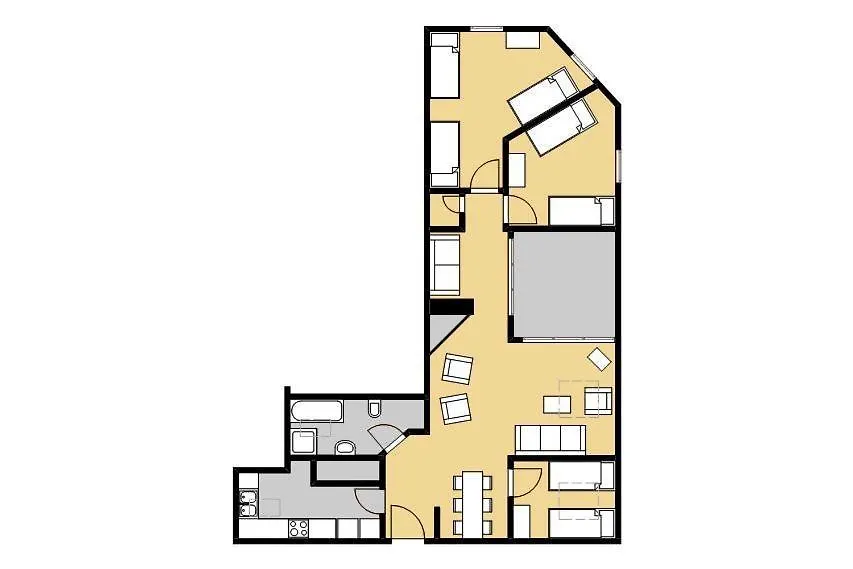 M M Central Apartments Gruppen, Handwerker Und Monteure Budget Germany